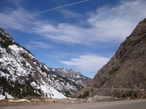 Million Dollar Highway Looking North to Ouray