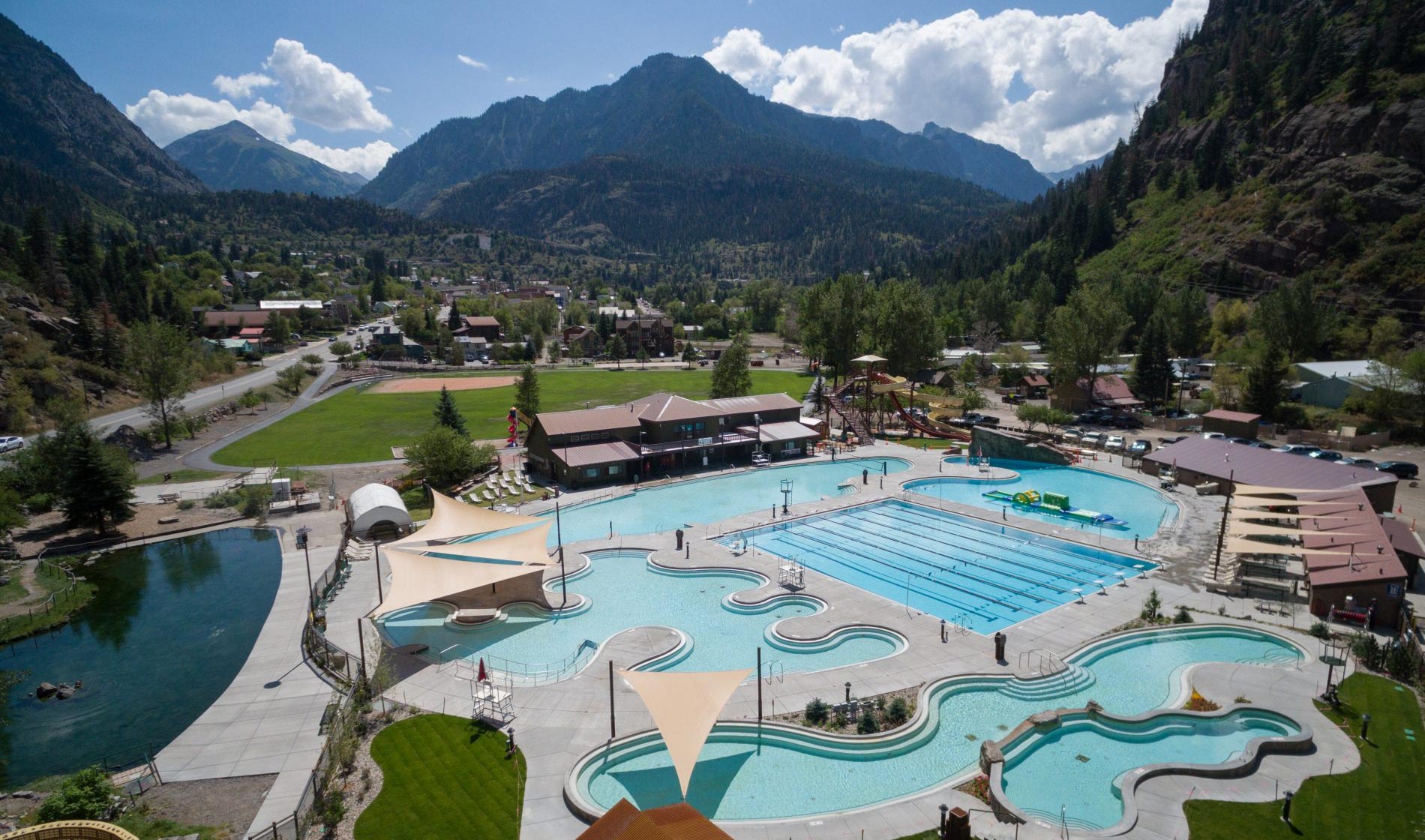 Ouray hot spring pool